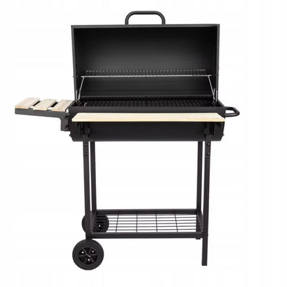 Kuglegrill OYA 103,5x67 cm Sort med Låg