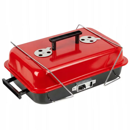 Kuglegrill Sammenklappelig 48x30 cm Sort