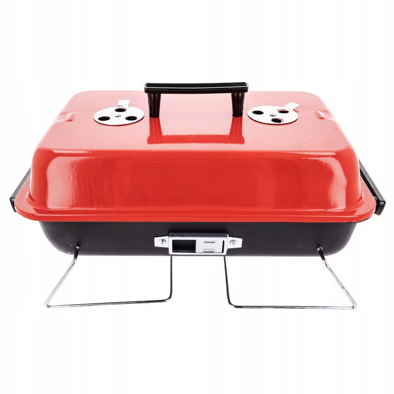 Kuglegrill Sammenklappelig 48x30 cm Sort