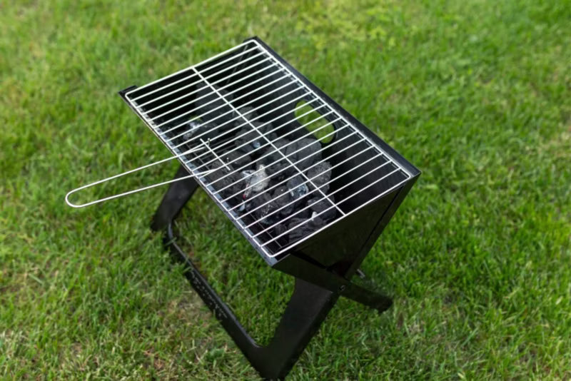 Kulgrill Sammenklappelig GC201 44x37 cm Sort