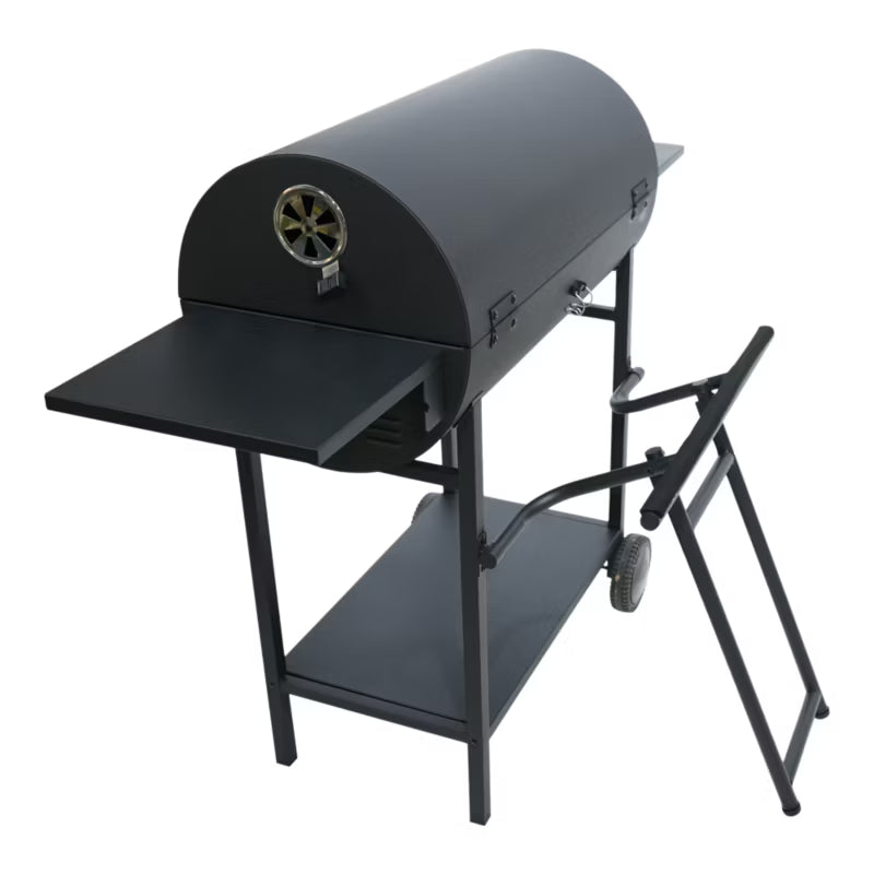 Kuglegrill Stockton 130x56,5 cm Sort Stål