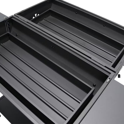 Kuglegrill Stockton 130x56,5 cm Sort Stål