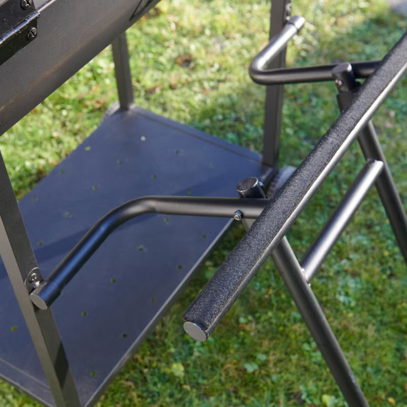 Kuglegrill Stockton 130x56,5 cm Sort Stål