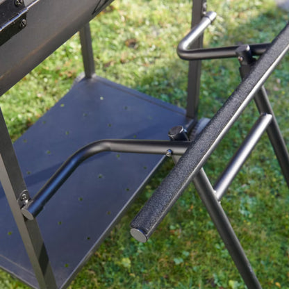 Kuglegrill Stockton 130x56,5 cm Sort Stål