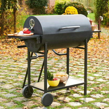 Kuglegrill Stockton 130x56,5 cm Sort Stål