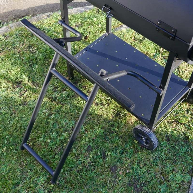 Kuglegrill Stockton 130x56,5 cm Sort Stål