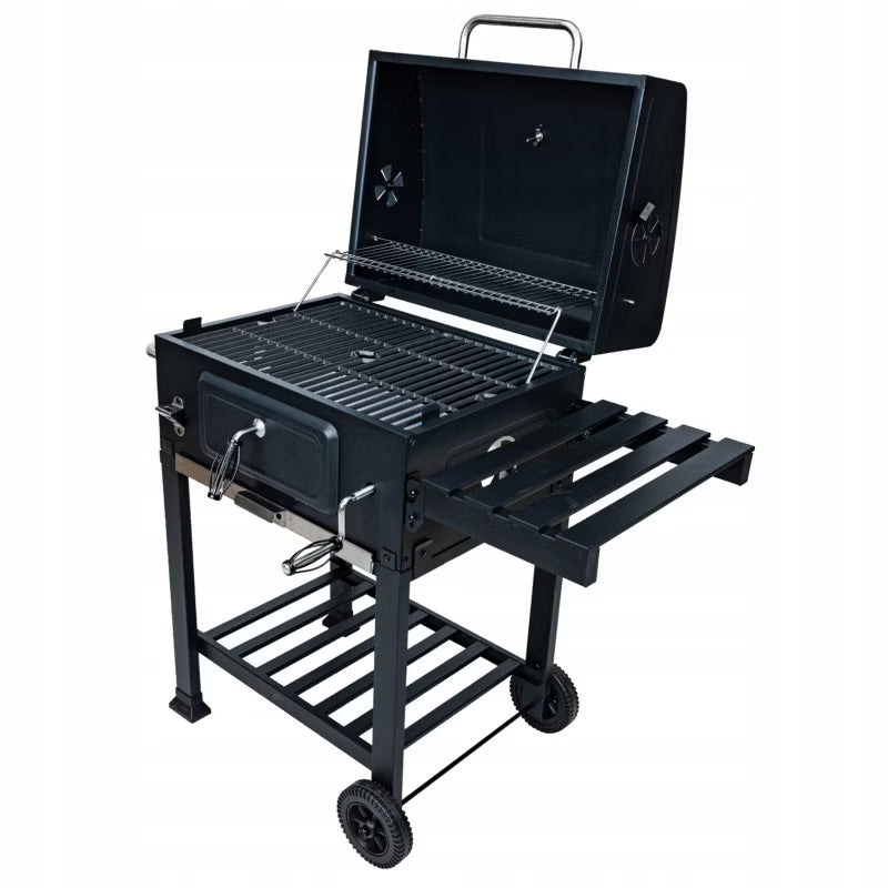 Kuglegrill Kulgrill VL-00656 105x64 cm Sort Stål