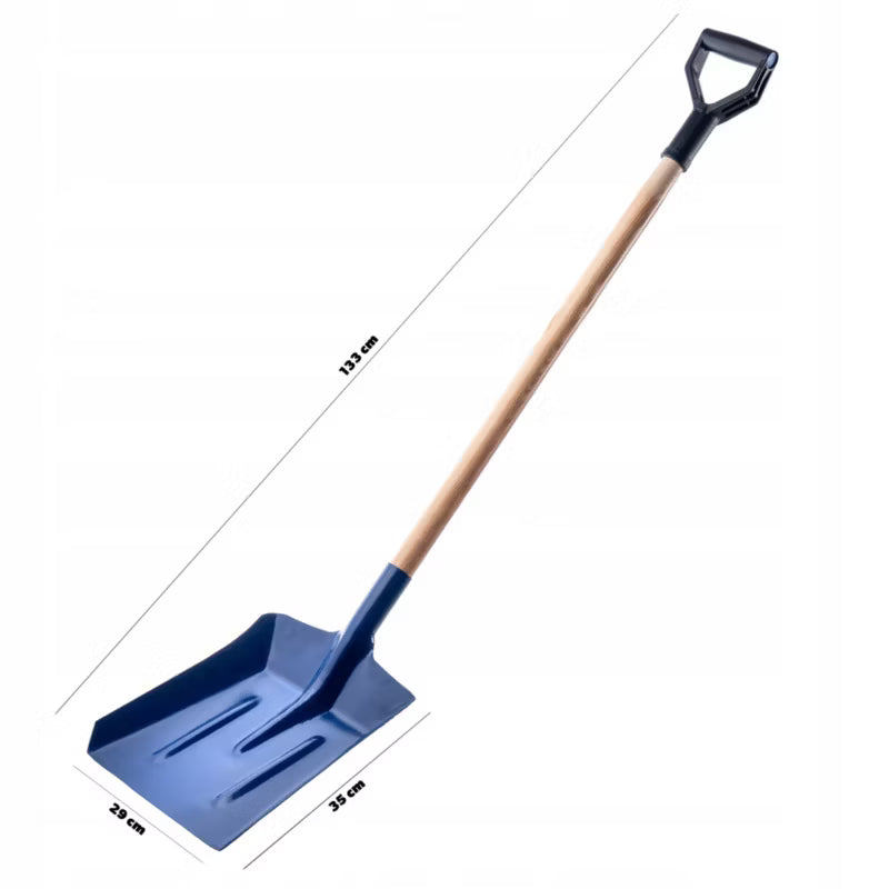 Kulløftekovl 133 cm Sort Træskaft