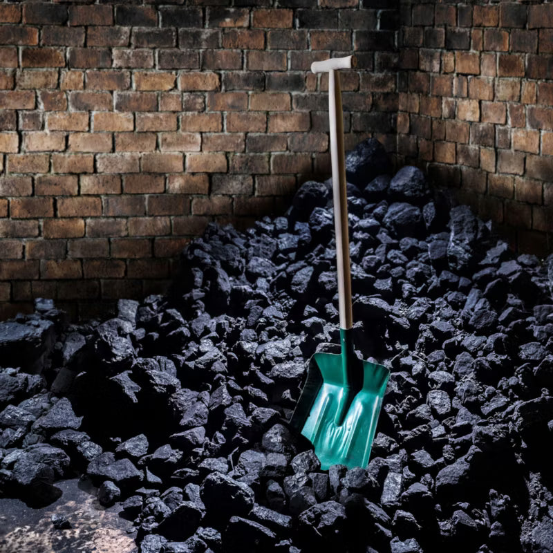Kullskovl 115 cm Metal Grøn