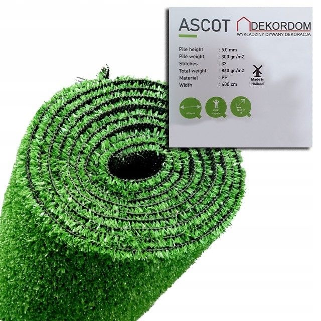 Kunstgræs Ascot 150 cm Grøn 1 m²