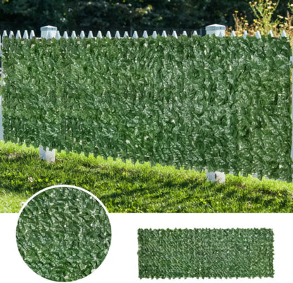 Kunstig Hæk Altanbeklædning 300x100 cm Grøn