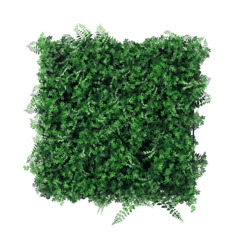 Kunstig Plantevæg Deco Bregne II 50x50 cm Grøn