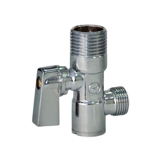 Vinkelventil med filter Haustech 1/2 x 3/8 tomme