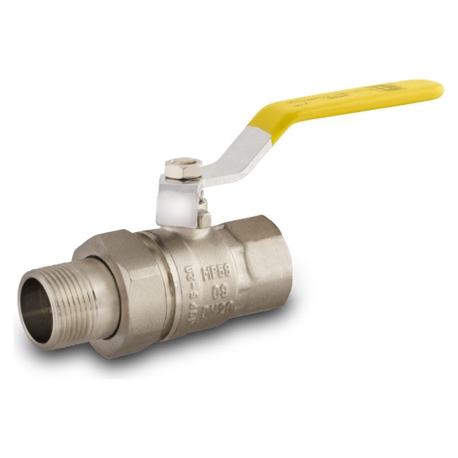 Idmar Group kugleventil med gasforbindelse DN15