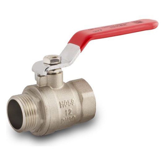 Idmar Group Standard nikkelkugleventil med gevind- og skrueforbindelse DN20