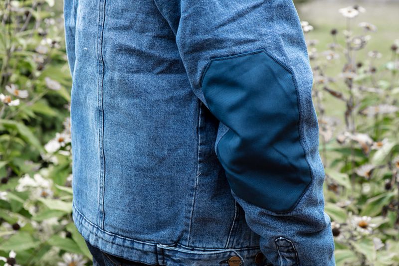 Varmforet denimjakke NEO TOOLS DENIM klassisk, str. XL, navyblå, 1 stk.