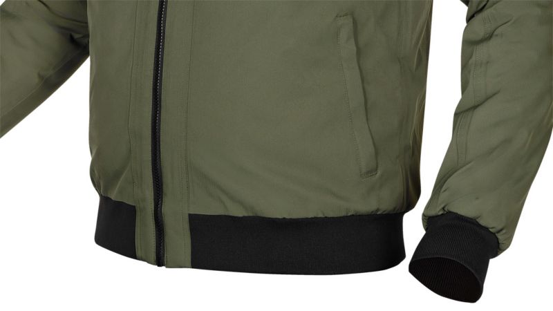Vatteret outdoorjakke med hætte NEO TOOLS serie OUTDOOR str. XXL grøn 1 stk.