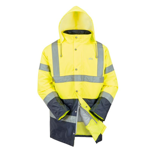Reflekterende jakke Site Shackley gul XL