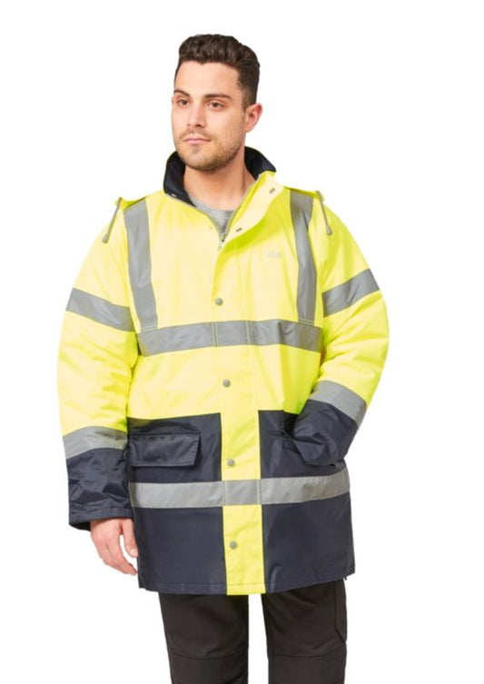 Reflekterende jakke Site Shackley gul XXL