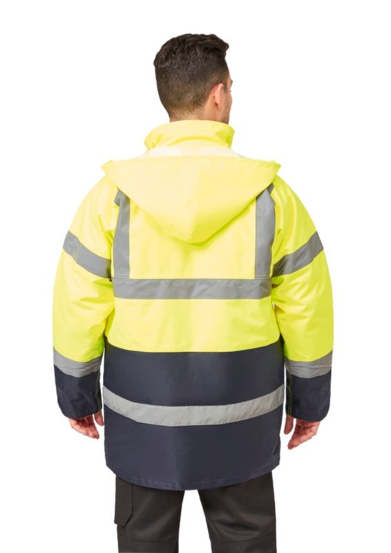 Reflekterende jakke Site Shackley gul XXL