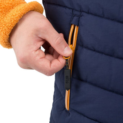 Site Hallard fleecejakke i orange XL