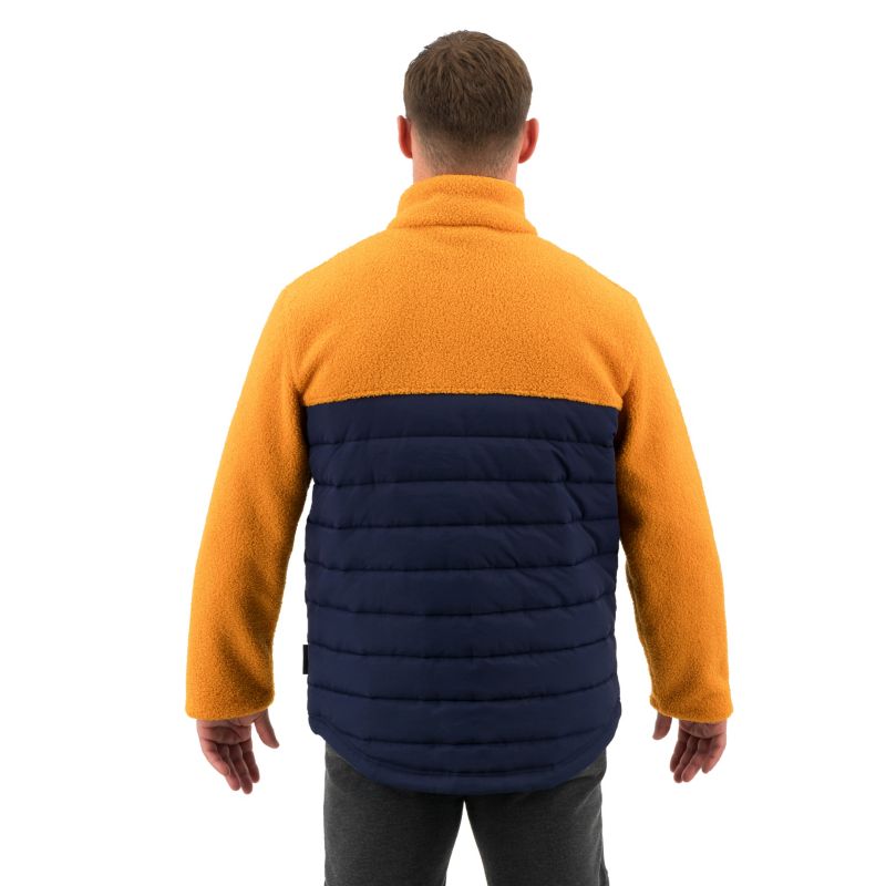 Site Hallard fleecejakke i orange XXL