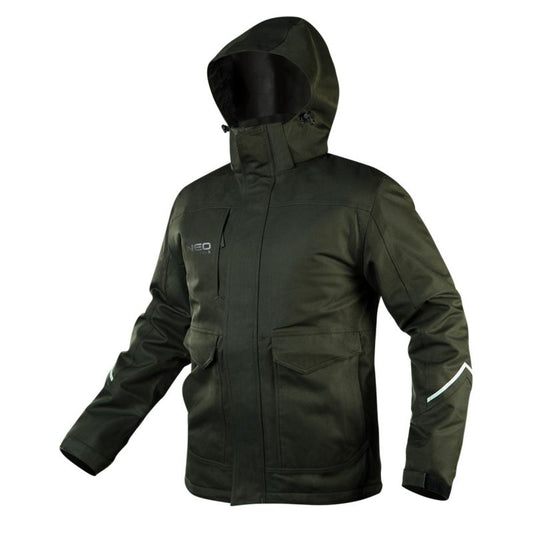 NEO TOOLS Camo arbejdssjakke med TPU-membran, str. XXL, grøn, 1 stk.