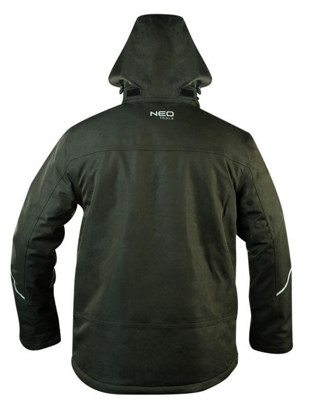 NEO TOOLS Camo arbejdssjakke med TPU-membran, str. XXXL, grøn, 1 stk.