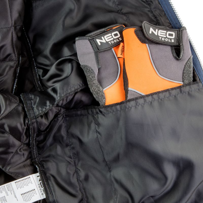 NEO TOOLS arbejdssjaket let, varm og åndbar str. XXXL navyblå 1 stk.