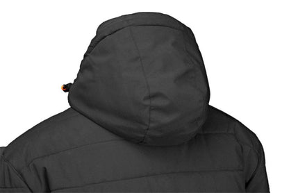 NEO TOOLS Warm arbejdsvest, str. L, sort, 1 stk.