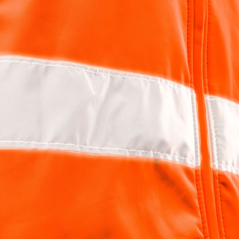 NEO TOOLS softshell-jakke med høj synlighed, str. XXL, orange, 1 stk.