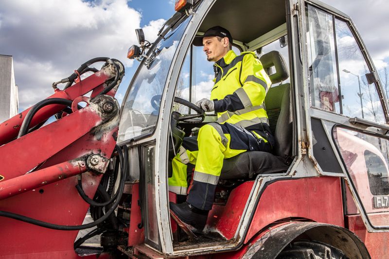 NEO TOOLS softshell-jakke med høj synlighed str. XXXL gul 1 stk.