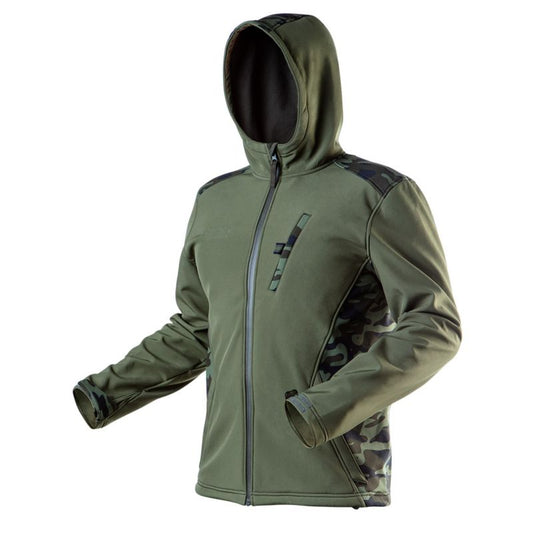 NEO TOOLS softshell-jakke serie CAMO str. XXL grøn 1 stk.