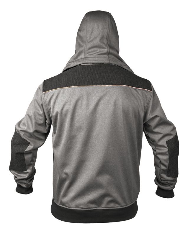 Neo Tools softshell-jakke vandtæt, vindtæt og åndbar, str. S, grå, 1 stk.