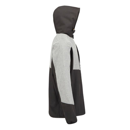 Softshell-jakke Site Cladwel sort-grå L