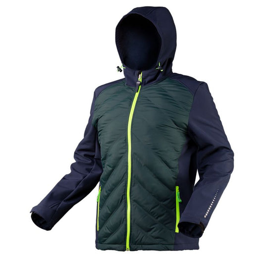 Softshell-jakke med fleecefor NEO TOOLS Premium-serie str. L navyblå 1 stk.