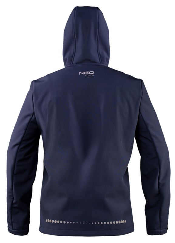 Softshell-jakke med isolering NEO TOOLS Premium-serie str. M marineblå 1 stk.