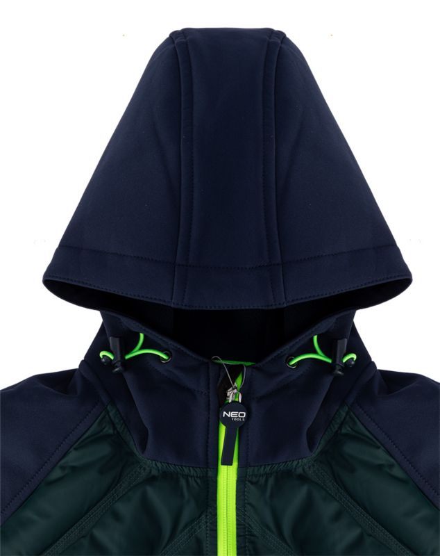 Softshell-jakke med isolering NEO TOOLS Premium-serie str. M marineblå 1 stk.