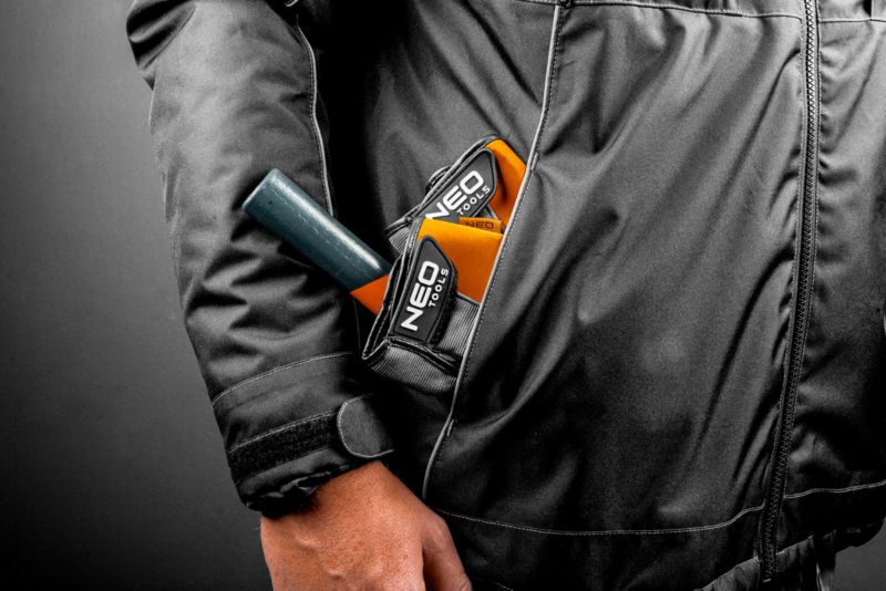 NEO TOOLS vinterarbejdsjakke vind- og vandtæt str. M sort 1 stk.