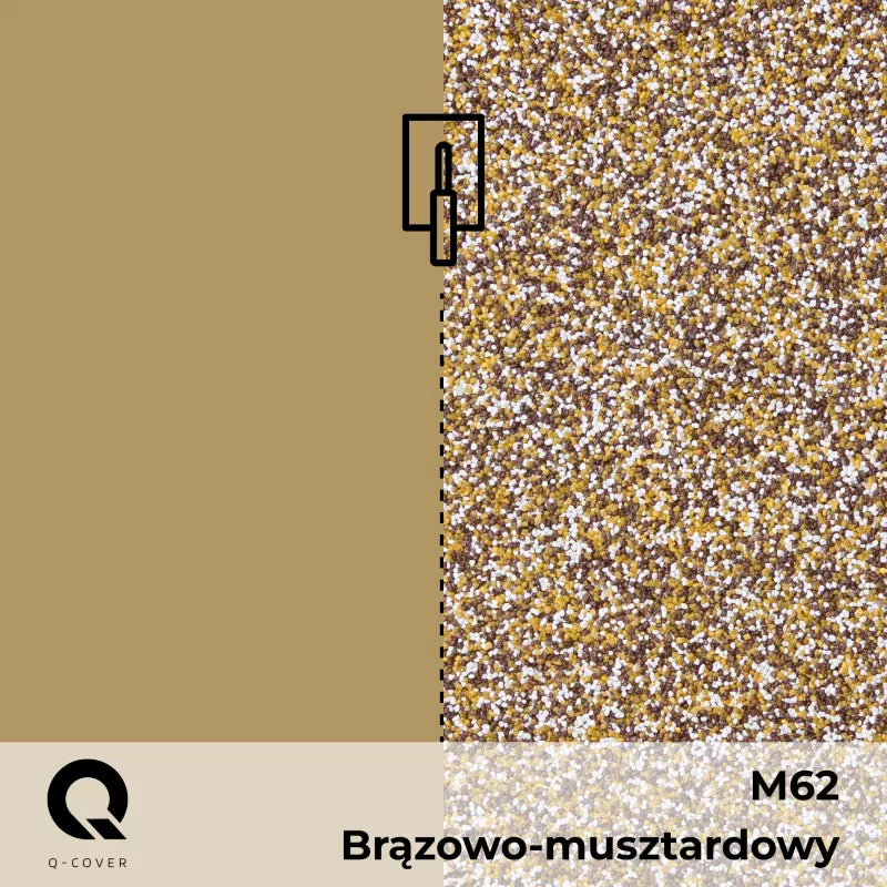 Kvarts Grunder M62 15 kg Brun