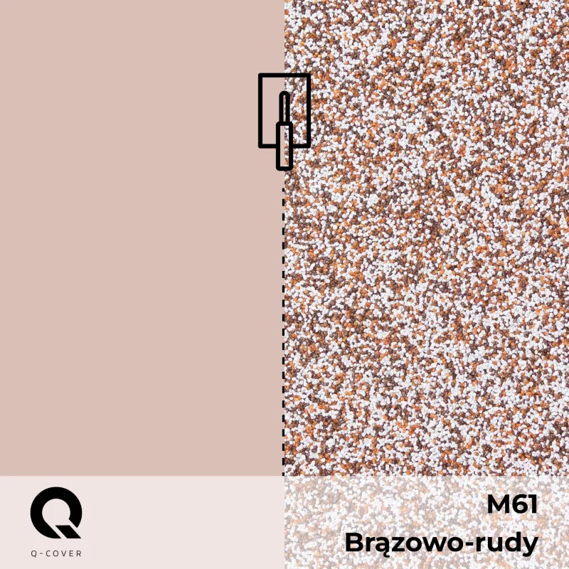 Kvarts Grunder til Mosaikpuds 15 kg Brun M61
