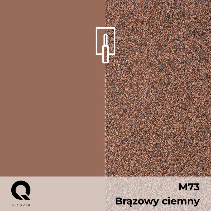 Kvartsgrunder M73 7,5 kg Mørkebrun