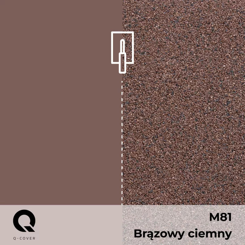 Kvartsgrunder M81 3 kg Mørkebrun