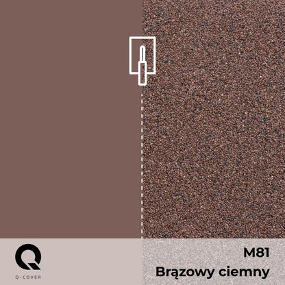 Kvartsgrunder M81 3 kg Mørkebrun