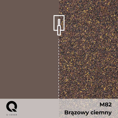 Kvartsgrunder M82 7,5 kg Mørkebrun