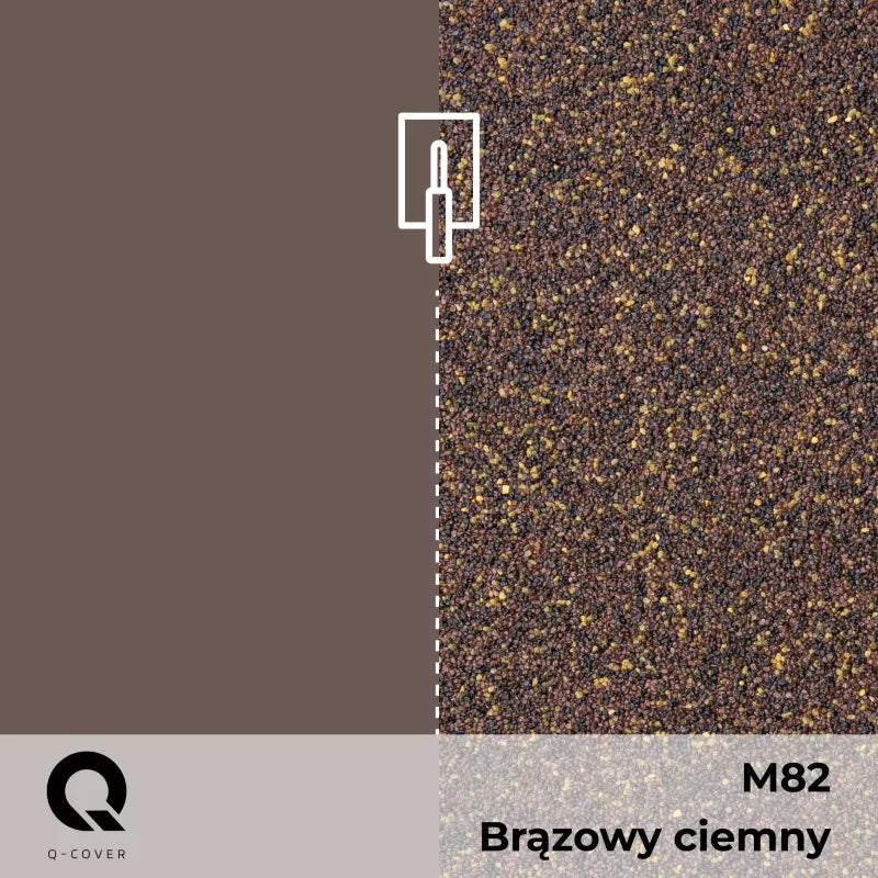 Kvartsgrunder M82 7,5 kg Mørkebrun
