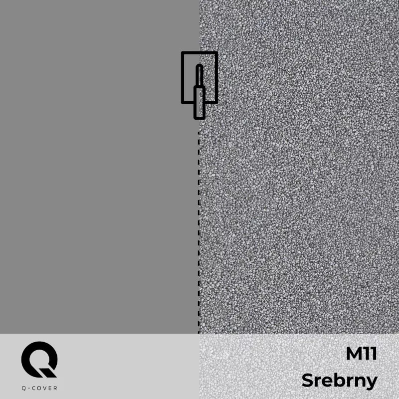 Kvartsgrunding til Mosaikpuds 15 kg Sølv M11