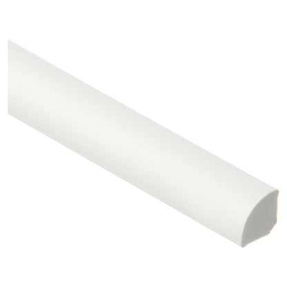 Kvartstaf PVC 13 mm Hvid 2,5 m