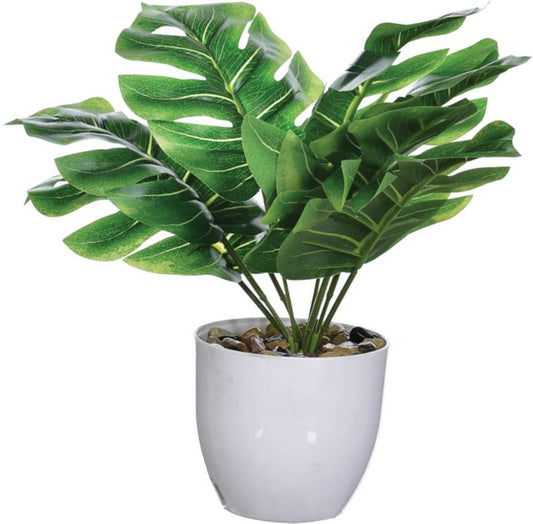 Kunstig monstera-plante Jumi i potte 25 cm