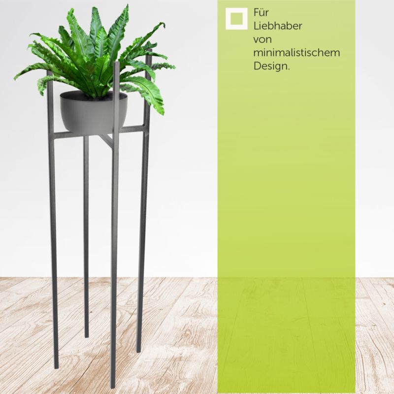 KADAX metalblomstestativ til stue 87 cm, 1 stk.